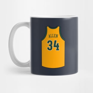 Ray Allen Seattle Supersonics Jersey Qiangy Mug